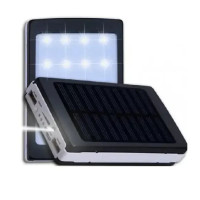 Повербанк на сонячній батареї UN-3101 SOLAR 20000mAh • Портативна мобільна зарядка Power Bank з LED ліхтариком для телефону, планшета та щоденного використання