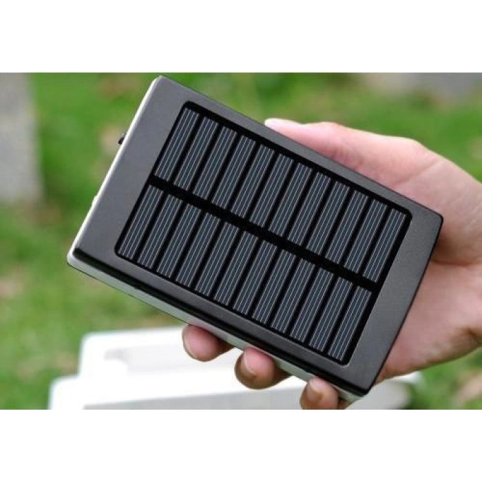 Повербанк на сонячній батареї UN-3101 SOLAR 20000mAh • Портативна мобільна зарядка Power Bank з LED ліхтариком для телефону, планшета та щоденного використання