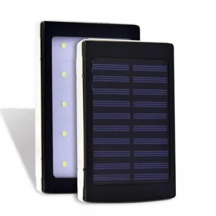 Повербанк на сонячній батареї UN-3102 SOLAR 40000mAh • Портативна мобільна зарядка Power Bank з LED ліхтариком для телефону, планшета та щоденного використання
