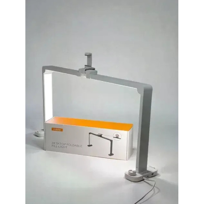 Професійна настільна LED-лампа F-800E 40W біла • Прямокутна лампа для манікюру, робочого столу, салону краси та косметолога 3500Lm