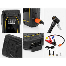 Пускозарядний пристрій K5 4000A • Автомобільний Jump Starter 12V з компресором 150 PSI, Power Bank 16000 мА·год і LED-ліхтарем