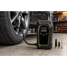 Пускозарядний пристрій K5 4000A • Автомобільний Jump Starter 12V з компресором 150 PSI, Power Bank 16000 мА·год і LED-ліхтарем