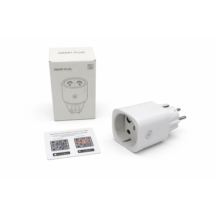 Розумна розетка Smart WiFi • Wi-Fi розетка для розумного дому з дистанційним керуванням через смартфон, таймером і контролем побутових приладів