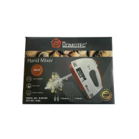 Ручний міксер DOMOTEC R6633W 260 Вт білий • Кухонний міксер DOMOTEC R6633W 7 швидкостей з вінчиками та гаками для тіста
