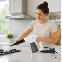 Ручний пароочисник HYLLIS HLS-88315 1500 Вт • Пароочисник-відпарювач TV-SH-03 3,5 бар з баком 330 мл і насадками для дому