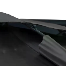 Рибальська парасолька 2 м JTG2025-3black чорний з клапаном, нахилом, стінкою, чохлом і крючками