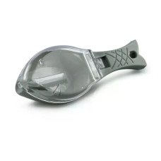 Рибочистка Fish Scale Scraper with Cover з контейнером для луски • Ручний шкребок-ніж для чищення риби з кришкою та лезом із нержавіючої сталі