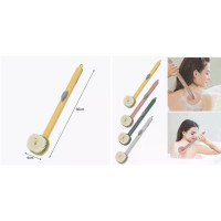 Щітка для душу Body Brush AND LY-588 з довгою ручкою та дозатором • Масажна щітка для тіла, спини та догляду за шкірою з ємністю для гелю