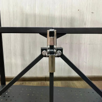 Складна полиця-стелаж із нержавіючої сталі на коліщатках 87×34×87 см • Пересувна етажерка-органайзер на 3 яруси для кухні, ванної, дому та офісу