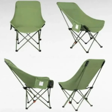 Складний туристичний стілець MA560green 45×93×58 см зелений до 200 кг, Дитячий стіл