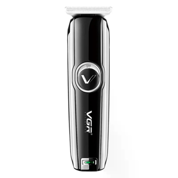 Тример VGR V-168 для волосся та бороди • Акумуляторна машинка VGR V-168 з USB-заряджанням, насадками 1/2/3 мм і T-подібним ножем