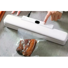 Вакууматор Vacuum Fresh TV-SH-09 • Вакуумний пакувальник для продуктів із запаюванням пакетів для кухні, зберігання та заморожування
