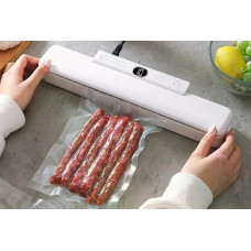 Вакууматор Vacuum Fresh TV-SH-09 • Вакуумний пакувальник для продуктів із запаюванням пакетів для кухні, зберігання та заморожування