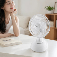 Вентилятор підлоговий DOMOTEC MS-1623 White • Побутовий вентилятор для дому, офісу та кімнати • Потужний вентилятор для охолодження і циркуляції повітря