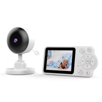 Відеоняня C3 з екраном 2,8″ • Цифрова відеоняня C3 з IPC-камерою, нічним баченням, двостороннім зв’язком і датчиками мікроклімату
