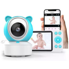 Відеоняня C8 Wi-Fi з монітором 5″ • Розумна відеоняня C8 Full HD 1080P із застосунком Tuya, нічним баченням і двостороннім зв’язком