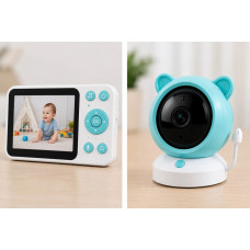 Відеоняня C8 Wi-Fi з монітором 5″ • Розумна відеоняня C8 Full HD 1080P із застосунком Tuya, нічним баченням і двостороннім зв’язком