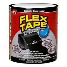 Водонепроникна ремонтна стрічка Flex Tape 1 м для герметизації протікань • Клейка скотч-стрічка Flex Tape 1 м для труб, шлангів, басейнів і ремонту