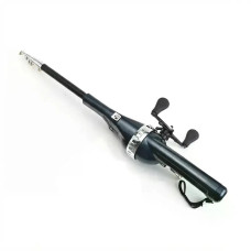 Вудка AND5979 133 см з котушкою • Складна рибальська вудка Fishing Rod 133 см для аматорської риболовлі, поїздок і відпочинку