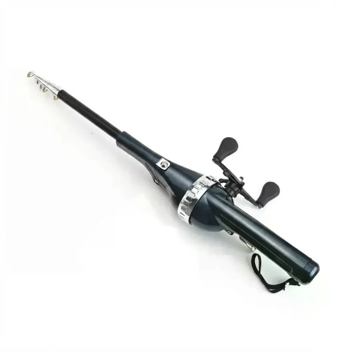 Вудка AND5979 133 см з котушкою • Складна рибальська вудка Fishing Rod 133 см для аматорської риболовлі, поїздок і відпочинку