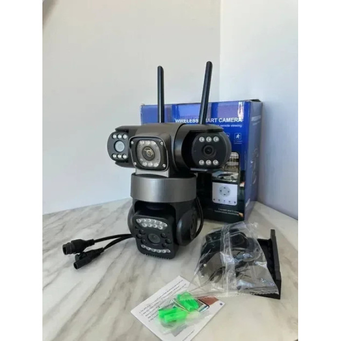 Вулична поворотна камера 4G Smart Camera SO-14 • Камера відеоспостереження з SIM-карткою для дому, дачі та бізнесу • Розумна IP камера для зовнішнього спостереження та віддаленого контролю