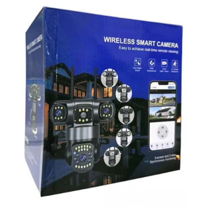 Вулична поворотна камера 4G Smart Camera SO-14 • Камера відеоспостереження з SIM-карткою для дому, дачі та бізнесу • Розумна IP камера для зовнішнього спостереження та віддаленого контролю