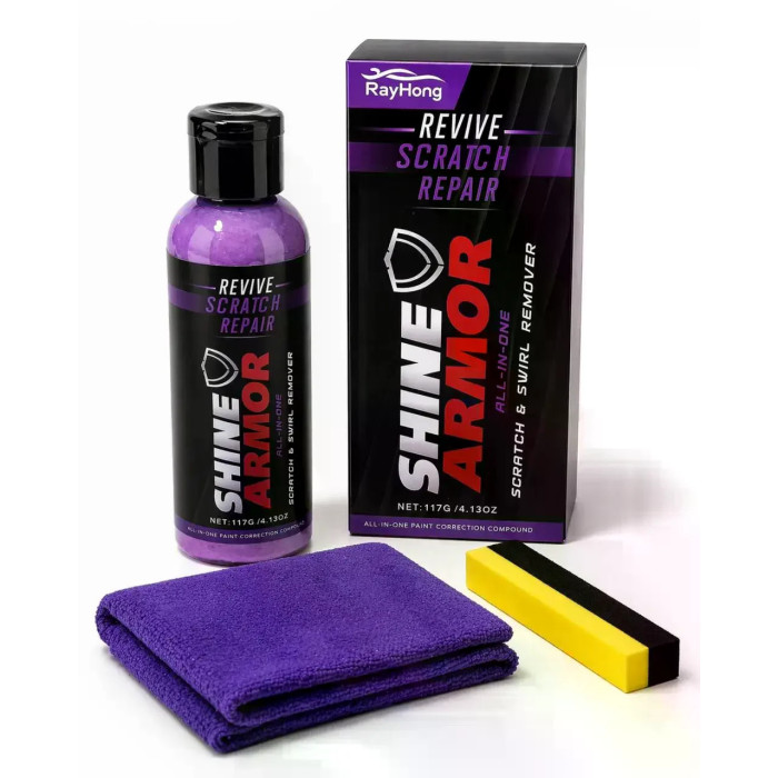 Засіб для видалення подряпин Shine Armor Revive Scratch Repair • Поліроль для кузова автомобіля від потертостей, дрібних слідів і поверхневих дефектів