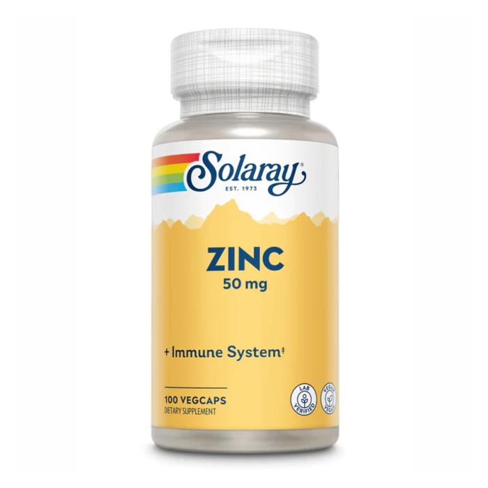 Solaray Zinc 50mg - 100 vcaps