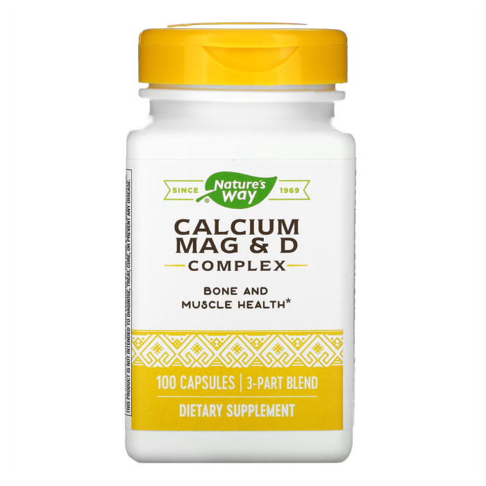 Nature's Way Calcium-Magnesium-Vitamin D - 100 caps