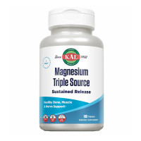 KAL Magnesium Sustained Release Triple Source 500mg - 100 tabs