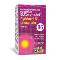 Natural Factors BioCoenzymated Pyridoxal 5'-phosphate 50mg - 30 vcaps