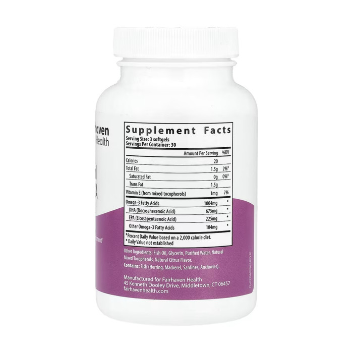 Fairhaven Health Prenatal DHA + EPA - 90 softgels