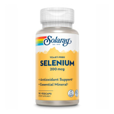 Solaray Selenium Yeast Free 200mcg - 90 vcaps