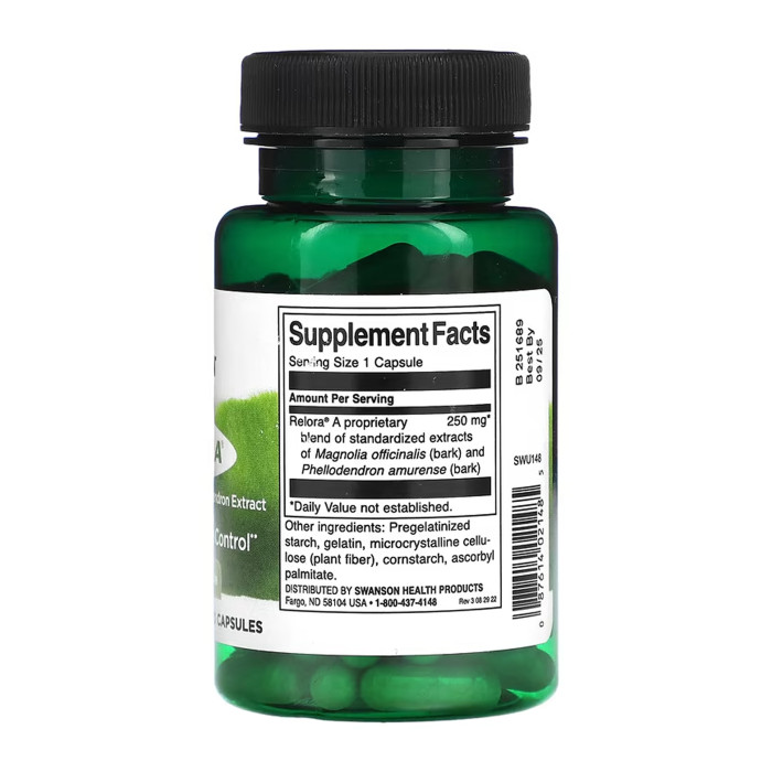 Swanson Relora 250mg - 90 caps