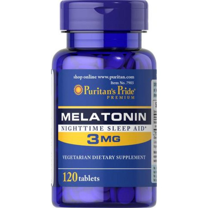 Puritans Pride Melatonin 3mg - 120 tab