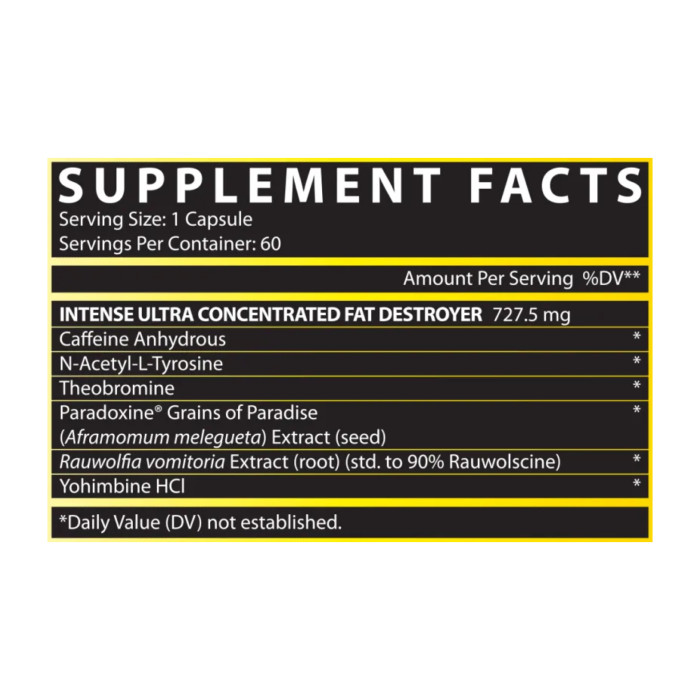 Nutrex Lipo 6 Black Intense - 60 caps