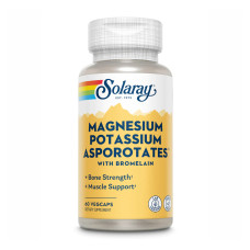 Solaray Magnesium & Potassium Asporotate - 60 vcaps
