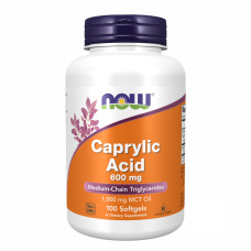 Now Foods Caprylic Acid 600mg - 100 sgels