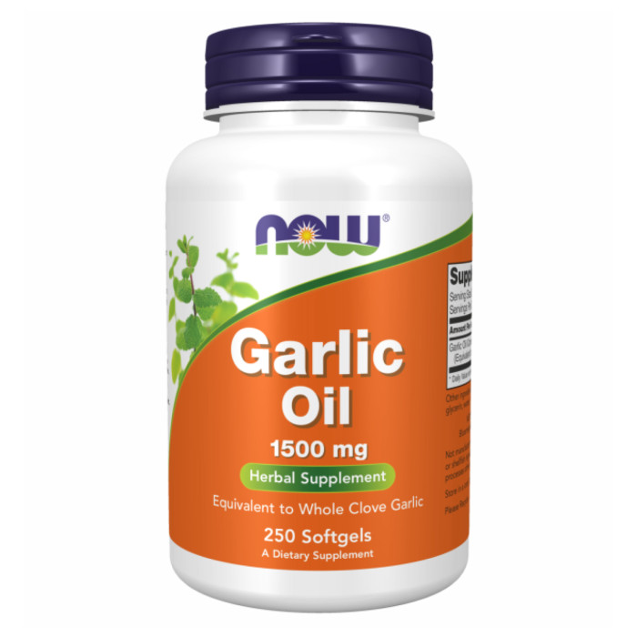 Now Foods Garlic Oil 1500 mg - 250 softgels