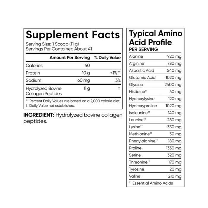 Sport Research Collagen Peptides - 454g Unflavored