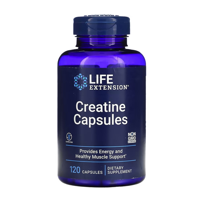 Life Extension Creatine Capsules - 120 caps