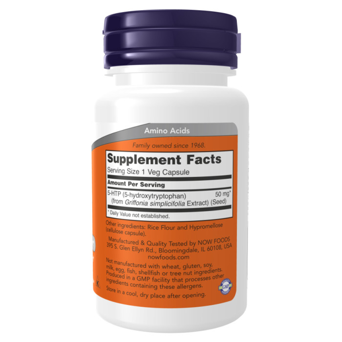 Now Foods 5-HTP 50mg - 30 vcaps