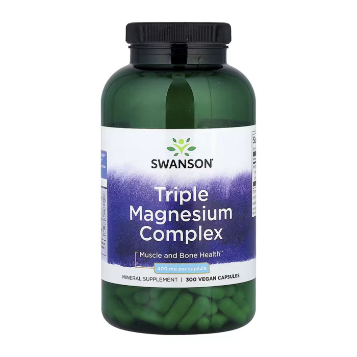 Swanson Triple Magnesium Complex 400mg - 300caps