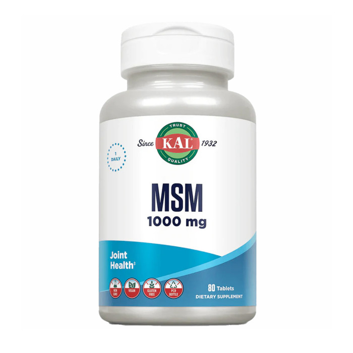 KAL MSM 1000mg - 80 tabs