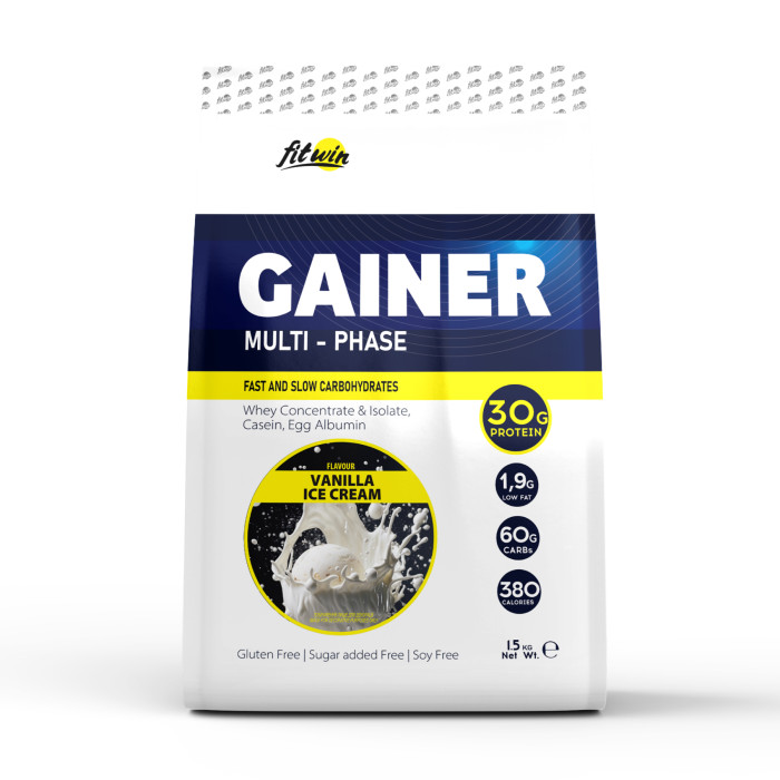 FitWin Gainer - 1500g Vanilla Ice Cream
