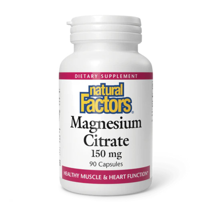 Natural Factors Magnesium Citrate 150mg - 90 caps
