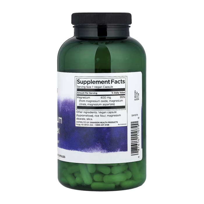 Swanson Triple Magnesium Complex 400mg - 300caps
