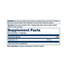 Solaray Pure CoQ10 30mg - 60 vcaps