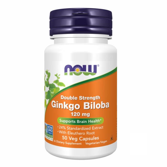 Now Foods Ginkgo Biloba 120mg - 50 vcaps