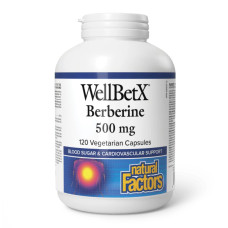 Natural Factors WellBetX Berberine 500mg - 120 vcaps